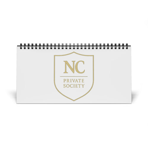 2026 Desktop Calendar — NC Private Society Grid Desk Calendar with a touch of Oil Money to back it up!