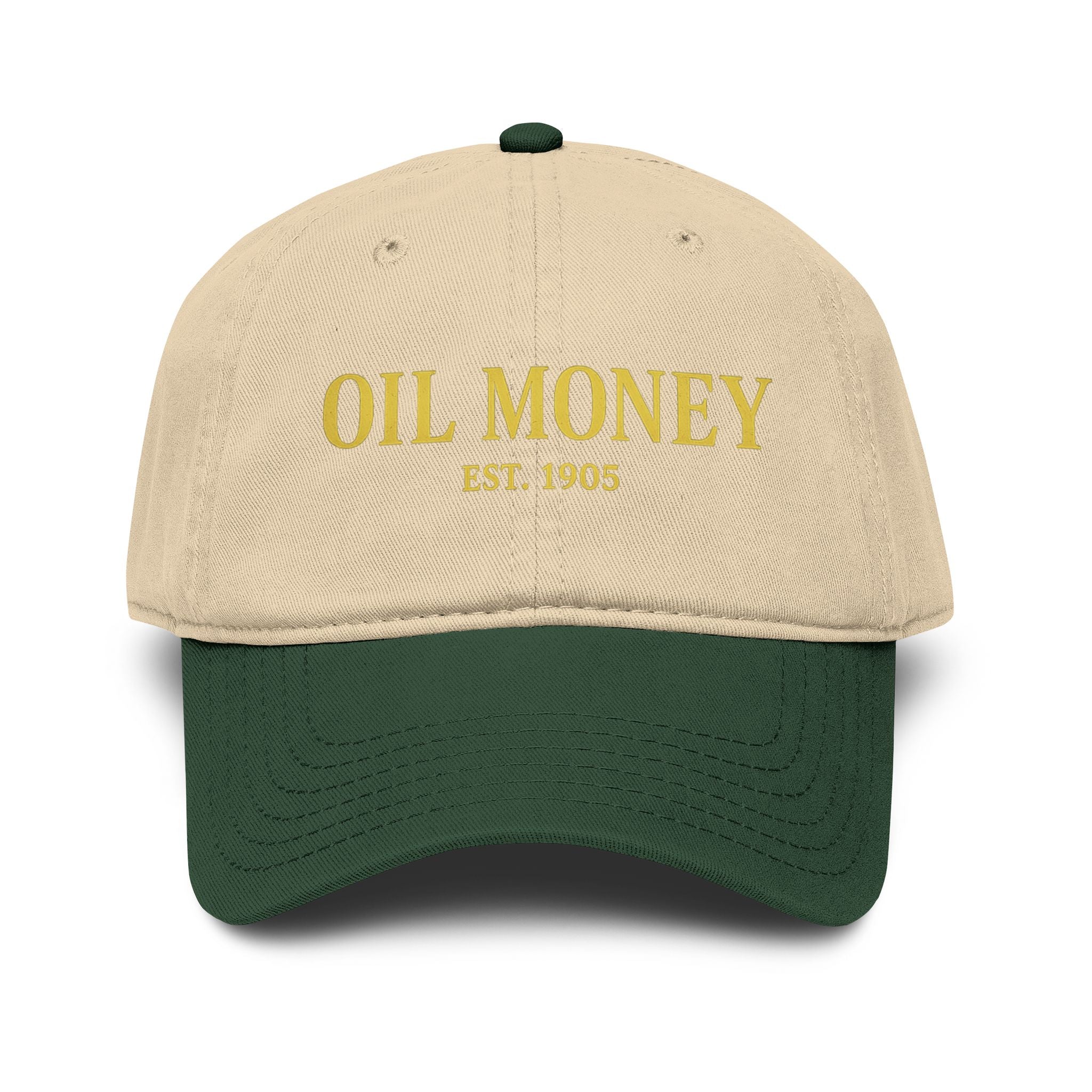 Oil Money Hat – Vintage Oilfield Cap | Rugged Blue Collar Trucker Hat | EST. 1905 Workwear Style