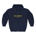 Oil Money Hoodie – Heavyweight Workwear Hoodie for Men | Rugged Blue Collar Sweatshirt | EST. 1905 Pullover