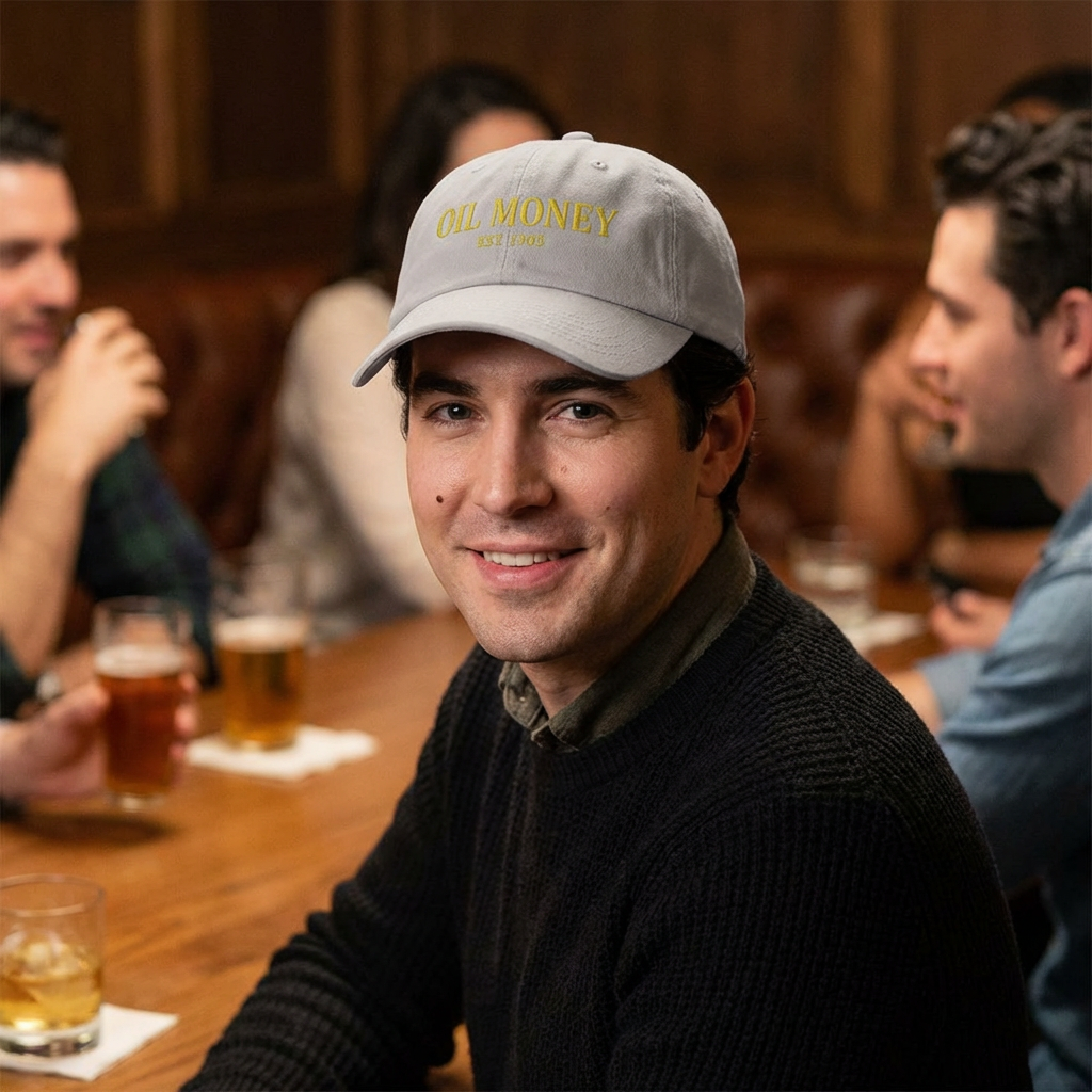 Oil Money Hat – Vintage Oilfield Cap | Rugged Blue Collar Trucker Hat | EST. 1905 Workwear Style