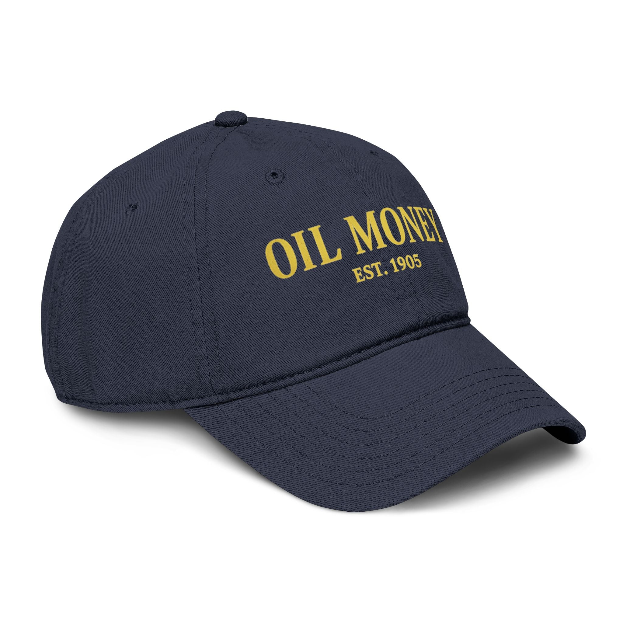 Oil Money Hat – Vintage Oilfield Cap | Rugged Blue Collar Trucker Hat | EST. 1905 Workwear Style
