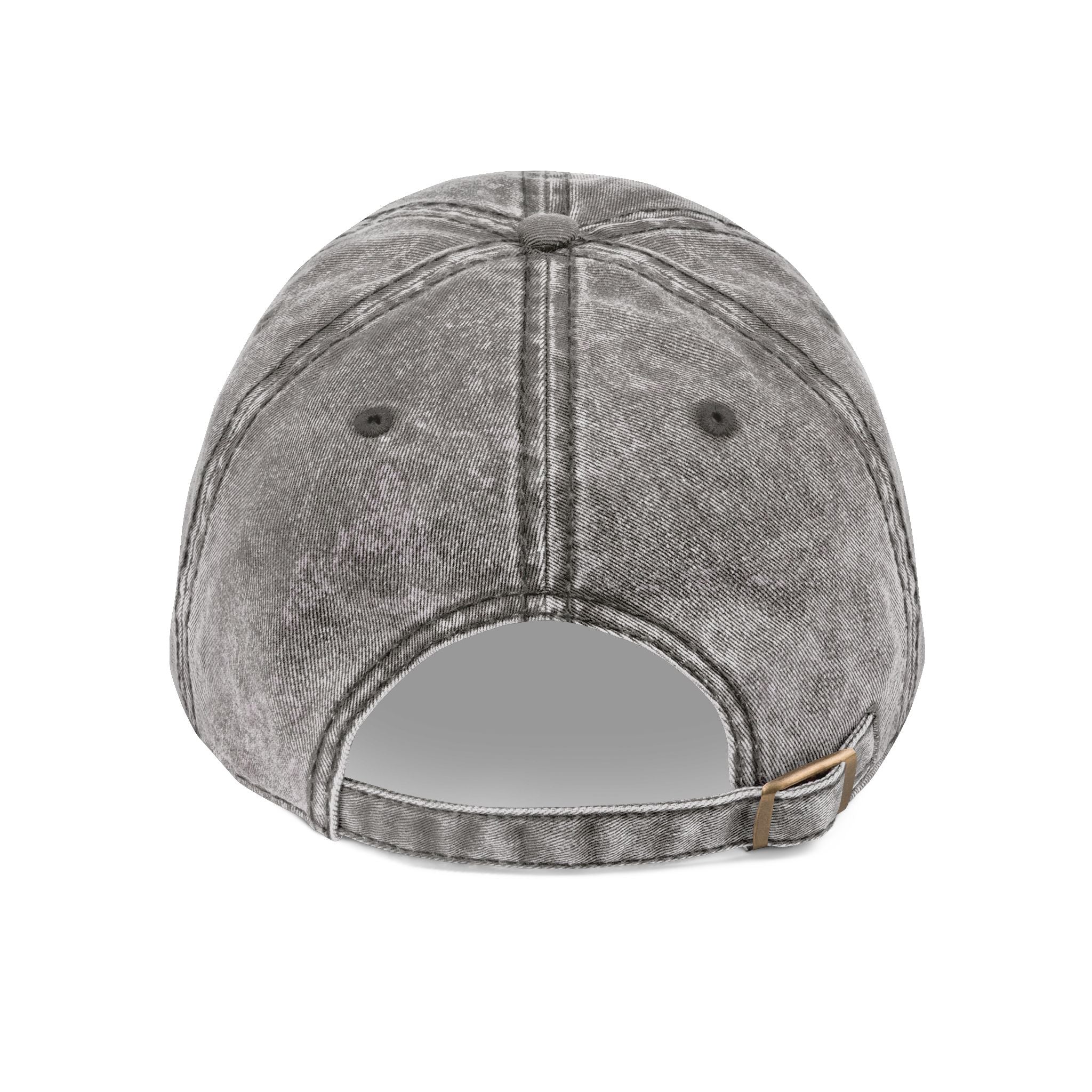 Vintage Embroidered Cap — "OIL MONEY" Distressed Baseball Hat