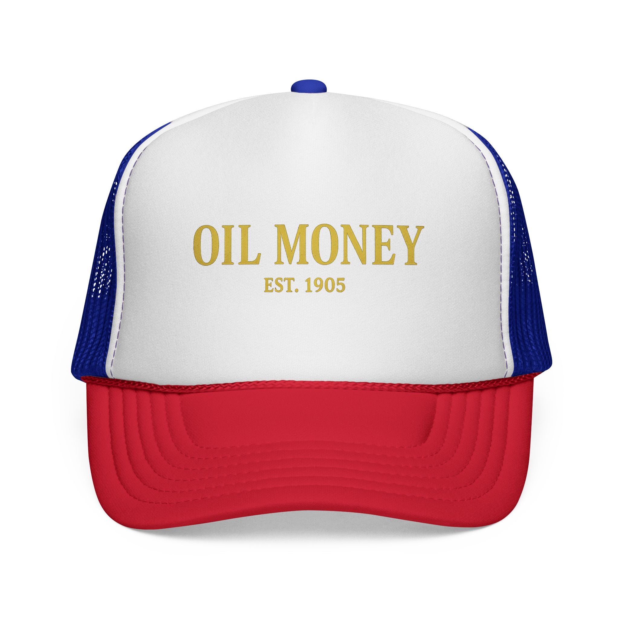 Oil Money EST. 1905 Trucker Cap | Retro Logo Mesh Hat