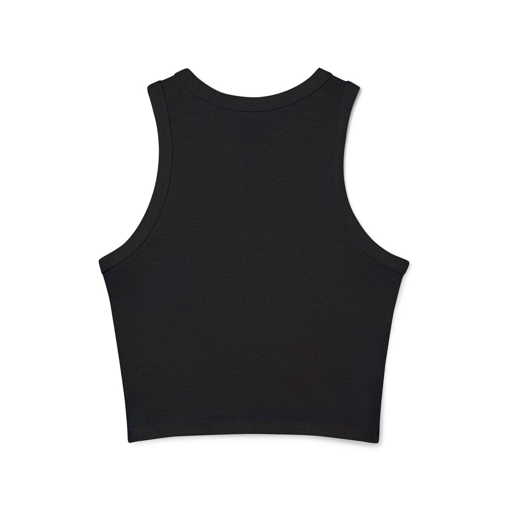 Oil Money Women’s Crop Top – Minimalist Fitted Tank | Casual Summer Shirt | EST. 1905 Slim Fit Tee, Grounded Wealth, Refined Taste.